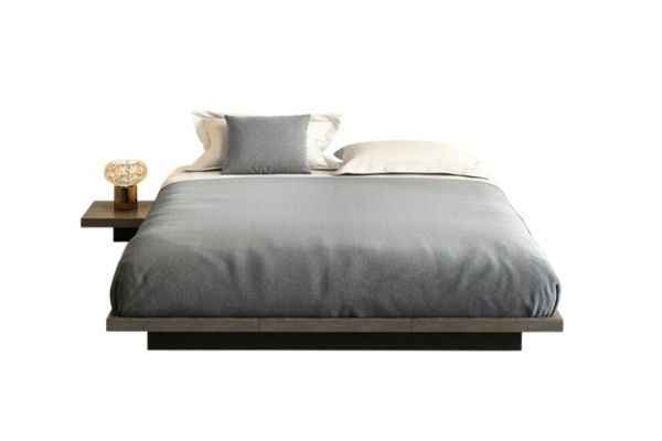 Picture of YORU Japanese Bed Base Set (Dark Grey) - 2PC Set (Super King)