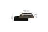 Picture of YORU Japanese Bed Base Set (Dark Grey) - 3PC Set (Super King)