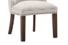 Picture of AMALA Light Beige Dining Chair (Walnut Legs)
