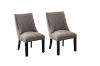 Picture of AMALA Dark Grey Dining Chair (Black Legs)
