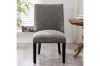 Picture of AMALA Dark Grey Dining Chair (Black Legs) - Single