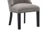Picture of AMALA Dark Grey Dining Chair (Black Legs) - Single