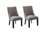 Picture of AMALA Dark Grey Dining Chair (Black Legs) - Single