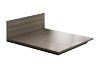 Picture of YORU Japanese Bed Base with Headboard in Queen/Super King Size (Dark Grey)