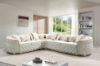 Picture of PIEDMONT Chesterfield Velvet Sectional Sofa (Beige)