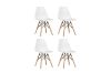 Picture of DSW Replica Eames Dining Side Chair (White) - 4 Chairs in 1 Carton