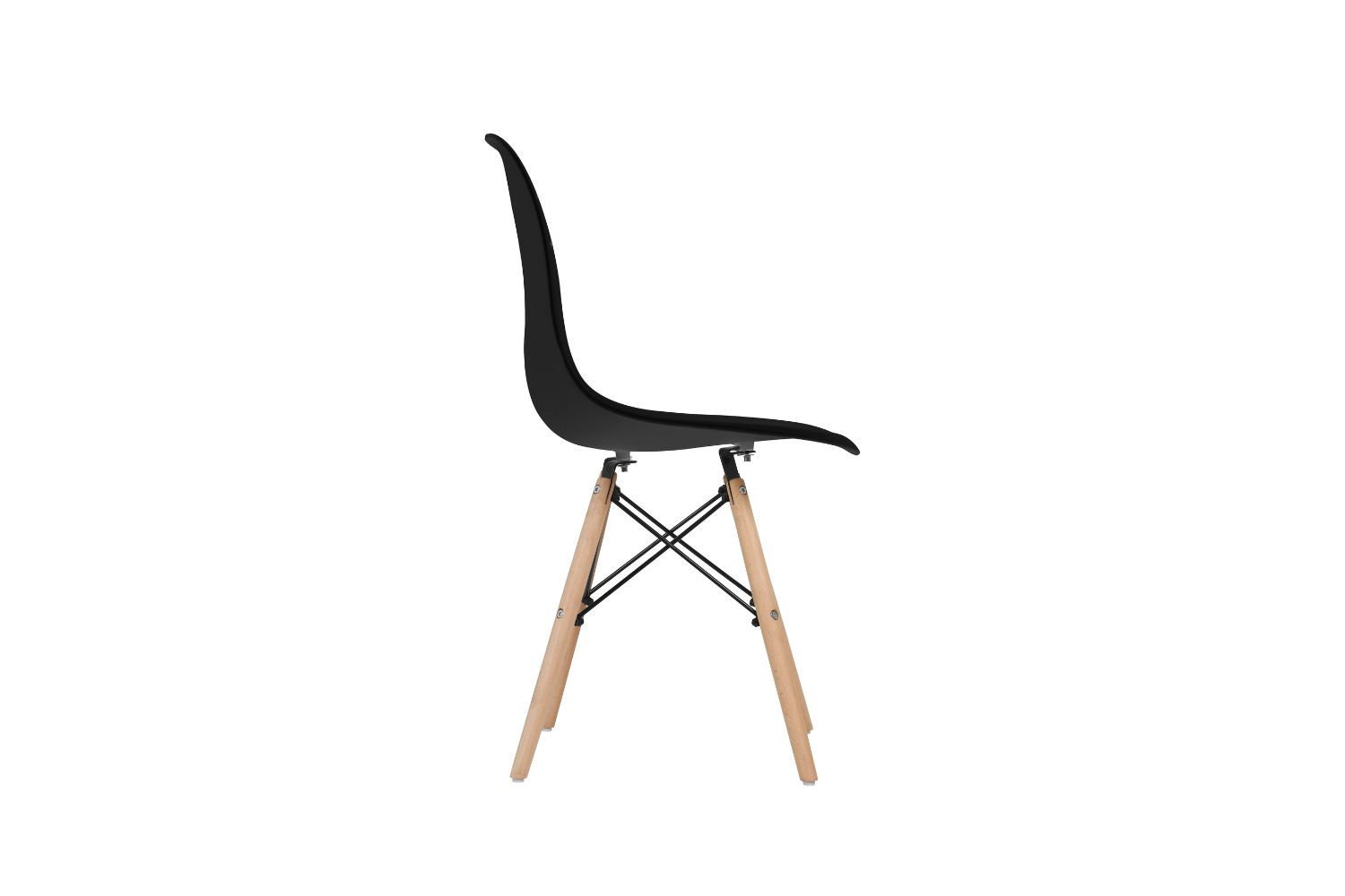DSW Replica Eames Dining Side Chair (Black) 4 Chairs in 1 Carton