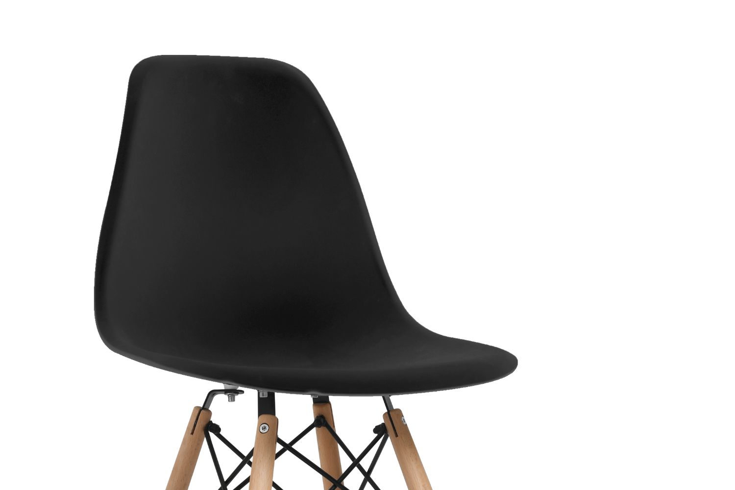 DSW Replica Eames Dining Side Chair (Black) 4 Chairs in 1 Carton