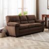 Picture of MAXX 3/2/1 Seater Microsuede Fabric (Brown)