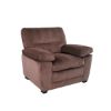Picture of MAXX Microsuede Fabric (Brown) - 3+2+1 Sofa Set