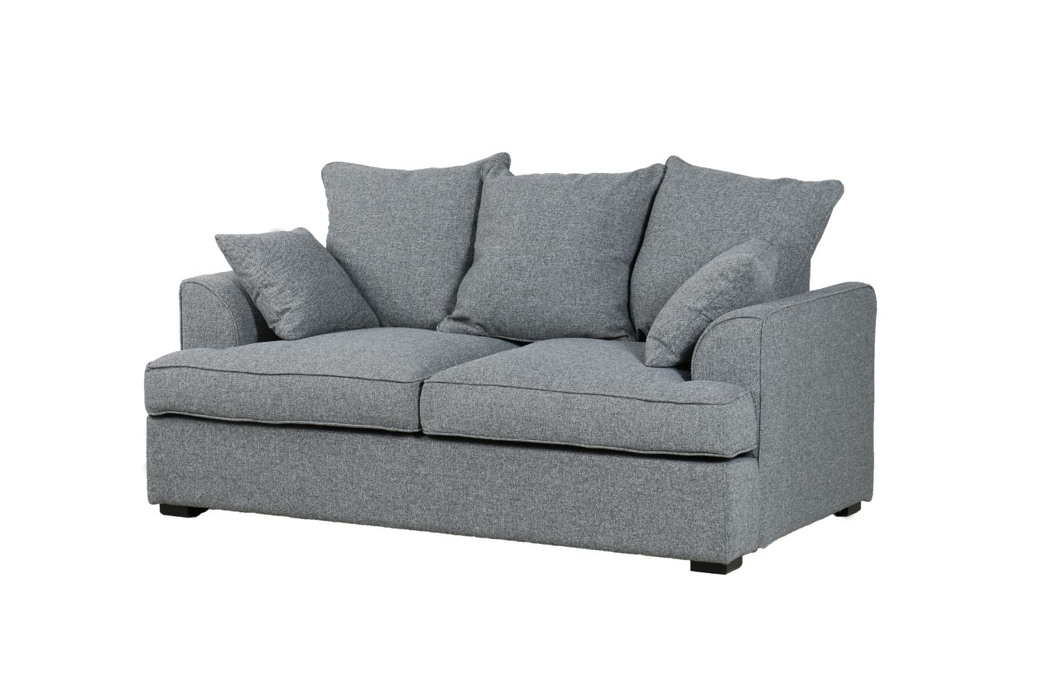 MEMPHIS 3+2 Feather Filled Sofa (Dark Grey)