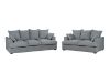 Picture of MEMPHIS Feather-Filled Sofa (Dark Grey) - 2 Seater