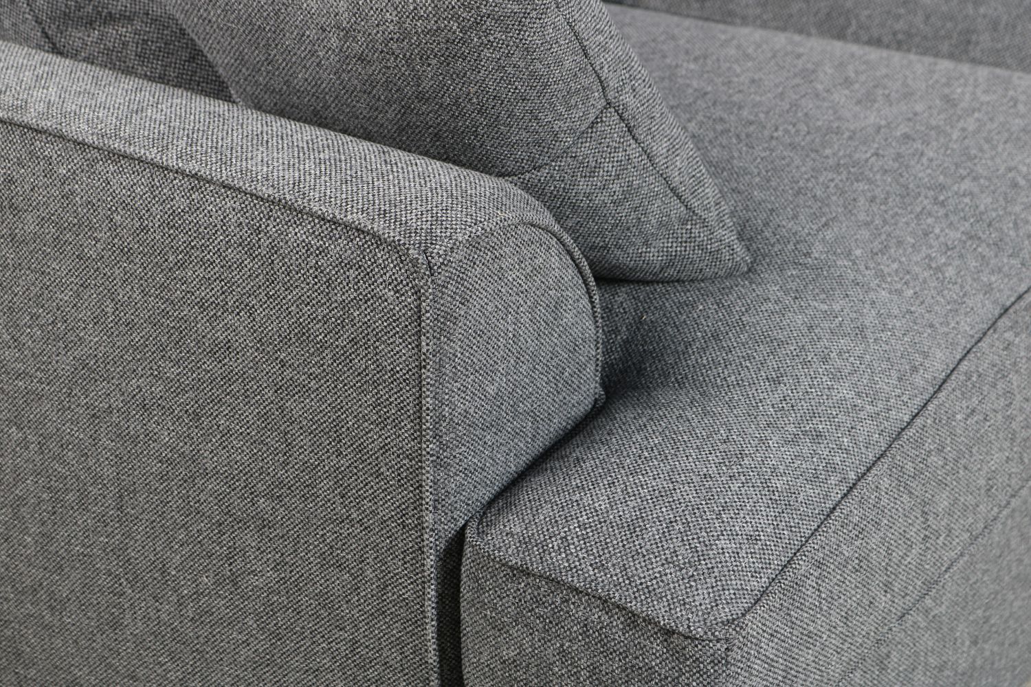 MEMPHIS 3+2 Feather Filled Sofa (Dark Grey)