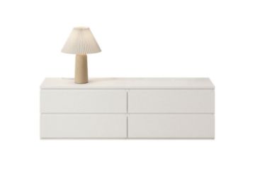 Picture of YORU 4-Drawer TV Unit with L-Shape Extension Top & Extra 2-Drawer Cabinet