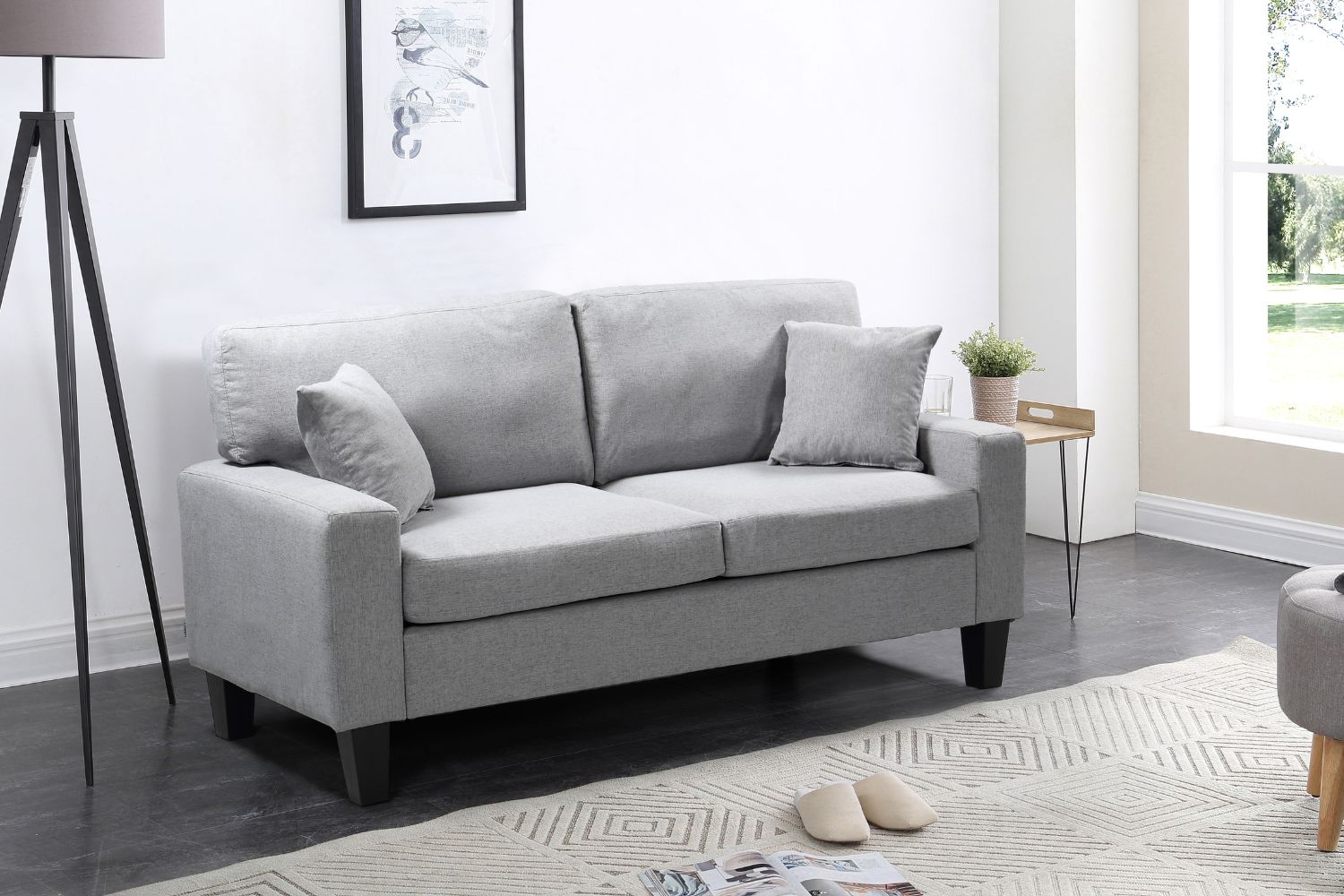 KELLWAY 2Seater Sofa (Grey)