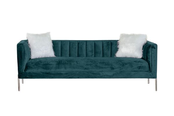 Picture of LARKIN Velvet Sofa Range (Green) - 3 Seat