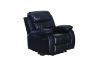 Picture of ALESSANDRO Air Leather Reclining Sofa Range (Black)