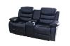 Picture of ALESSANDRO Air Leather Reclining Sofa Range (Black) - 1R (Armchair)