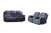 Picture of ALESSANDRO Air Leather Reclining Sofa Range (Grey)