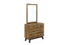 Picture of CALLA Solid Acacia Wood Dressing Table & Mirror 