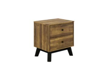 Picture of CALLA 2-Drawer Solid Acacia Wood Bedside Table