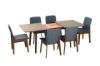 Picture of EDEN 150-194 Extension 7PC Dining Set (Charcoal)