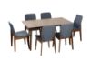 Picture of EDEN 150-194 Extension 7PC Dining Set (Charcoal)