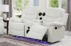 Picture of MODENA Power Reclining Sofa with LED (White) - 1R (Arm Chair)
