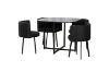 Picture of FREEMAN Space Saver 5PC Dining Set (Black)