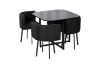 Picture of FREEMAN Space Saver 5PC Dining Set (Black)