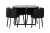 Picture of FREEMAN Space Saver 5PC Dining Set (Black)