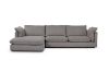 Picture of SERENA Feather-Filled Sectional Fabric Sofa - Facing Right
