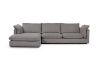 Picture of SERENA Feather-Filled Sectional Fabric Sofa - Facing Left