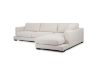 Picture of LONDON Feather-Filled Sectional Fabric Sofa - Facing Right