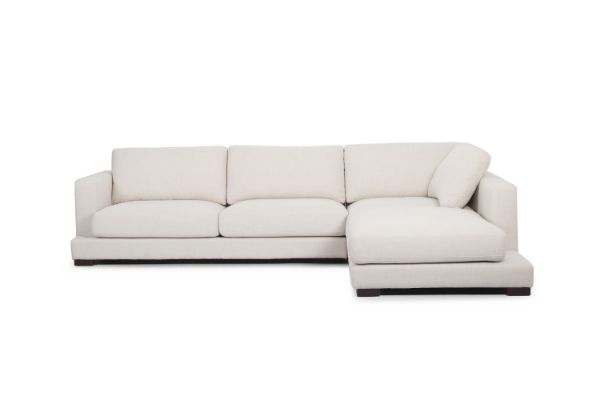 Picture of LONDON Feather-Filled Sectional Fabric Sofa - Facing Right