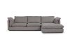 Picture of SERENA Feather-Filled Sectional Fabric Sofa - Chaise Facing Left