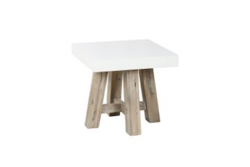 Picture of ANTON Solid Acacia Wood Square Lamp Table