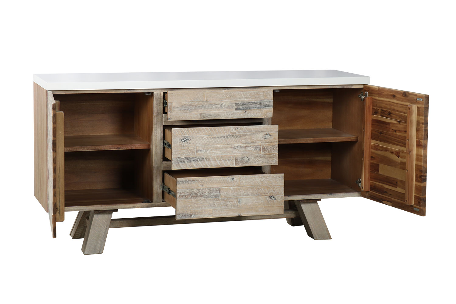 ANTON 170 Solid Acacia Wood Sideboard
