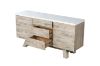 Picture of ANTON 170 Sideboard (White Concrete on Solid Acacia Wood)