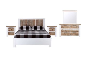 Picture of CHRISTMAS 4PC/5PC/6PC Solid Acacia Wood Bedroom Combo 