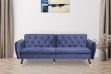 Picture of ARTHUR 3 Seater Velvet Sofa Bed (Blue)