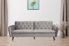 Picture of ARTHUR 3 Seater Velvet Sofa Bed (Grey)