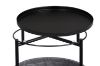 Picture of SASAKI Simple End Table with Basket and Removable Tray (Black)