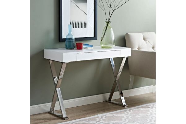 Picture of LUMEN 110 White Gloss Desk