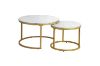 Picture of LUIS Nesting Table (Gold/White)