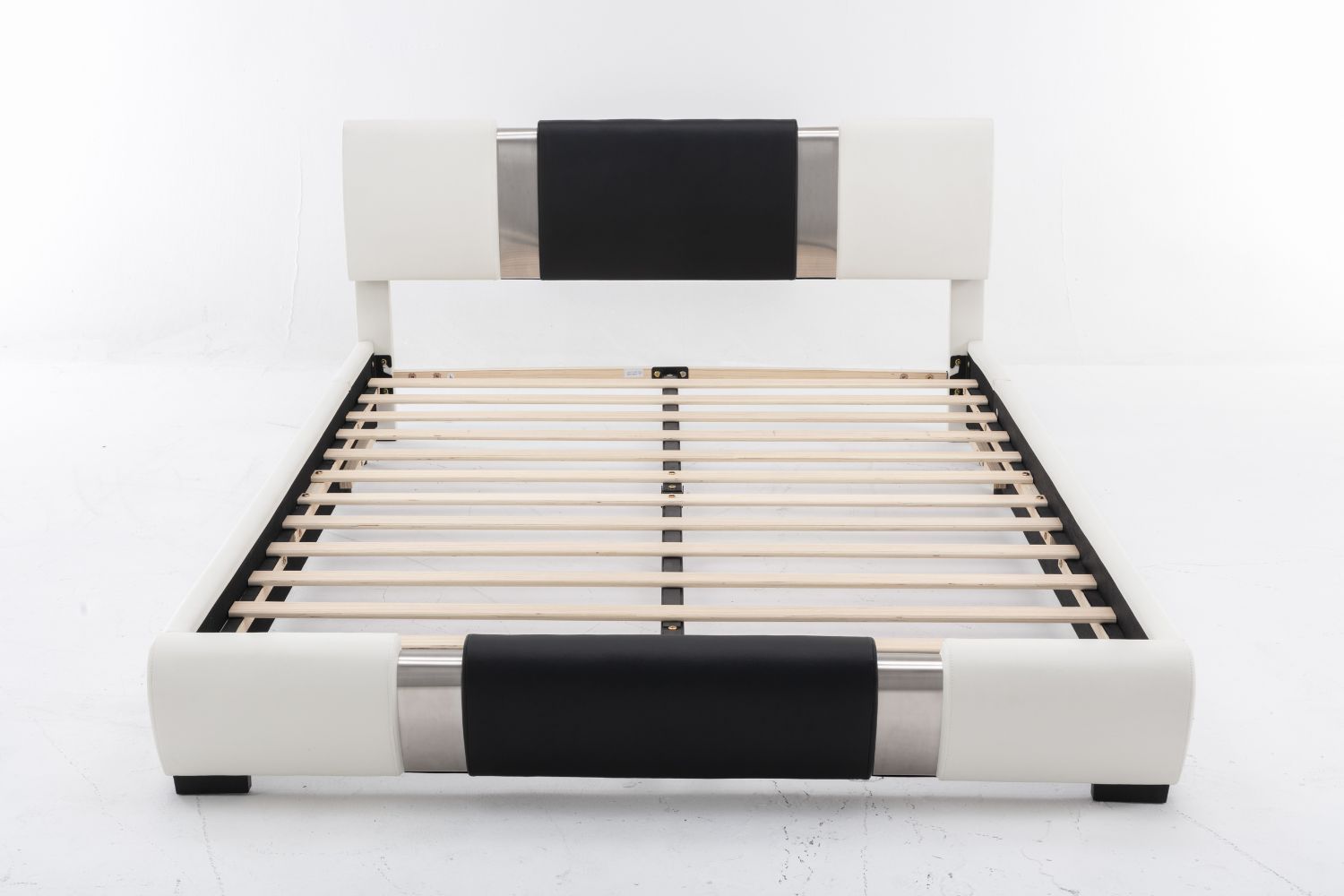 VANCOUVER Bed Frame in Queen Size (Black & White)