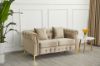 Picture of BONA 3/2 Seater Velvet Sofa Range (Dark Beige)