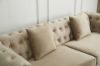 Picture of BONA 3/2 Seater Velvet Sofa Range (Dark Beige)