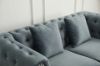 Picture of BONA Velvet Sofa Range (Grey) - 3+2+1 Sofa Set