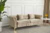 Picture of BONA Velvet Sofa Range (Dark Beige) - 3+2 Sofa Set